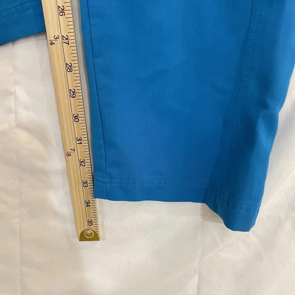 FIGS Scrub Pants Mens Large‎ Tall Blue Tech Collection Drawstring Style 1000149T